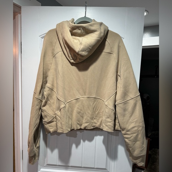 11. Lululemon Scuba Oversized 1/2 Zip Hoodie in Trench - Picture 6 of 10